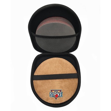 3x M&M Strike Ścierki Bowlingowe + 5x MIRKA Abralon Krążki Ścierne + Czarne etui