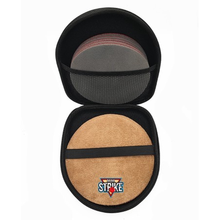 3x M&M Strike Ścierki Bowlingowe + 5x MIRKA Abralon Krążki Ścierne + Czarne etui