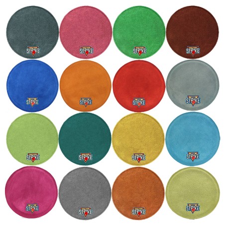 5x mix: MM Strike 2-lagiges Premium Bowling Shammy Pad. Naturleder! Zum Abwischen von Öl von Bowlingkugeln