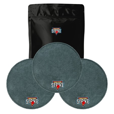 3x M&M Strike 2-lagiges Premium Bowling Shammy Pad. Naturleder! Zum Abwischen von Öl von Bowlingkugeln