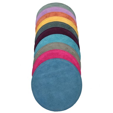 3x MM STRIKE Skórzane Ścierki Bowlingowe z Rzepem - do GripFlex™ Bowling Disc