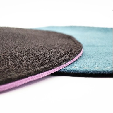 3x MM STRIKE Skórzane Ścierki Bowlingowe z Rzepem - do GripFlex™ Bowling Disc