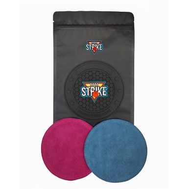 MM STRIKE GripFlex™ Black Bowling Disc - do skórzanych ścierek bowlingowych ZESTAW STARTOWY