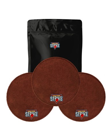 3x M&M Strike 2-layer Premium Bowling Shammy Pad. En cuir naturel pour essuyer l'huile des boules de bowling