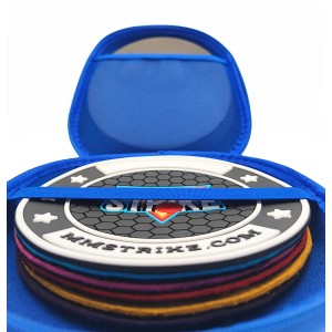 MM STRIKE FlexHook Bowling Disk + 5x pads en cuir de bowling + étui + 5x Abralon pads