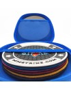 MM STRIKE FlexHook Bowling Disk + 5x pads en cuir de bowling + étui + 5x Abralon pads MM STRIKE FlexHook Bowling Disk + 5x pads en cuir de bowling + étui + 5x Abralon pads