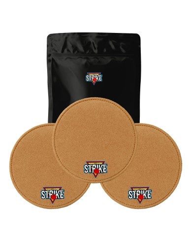 3x M&M Strike 2-lagiges Premium Bowling Shammy Pad. Naturleder! Zum Abwischen von Öl von Bowlingkugeln
