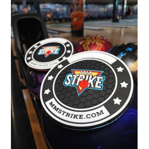 MM STRIKE FlexHook Bowling Disk + 5x pads en cuir de bowling + étui + 5x Abralon pads