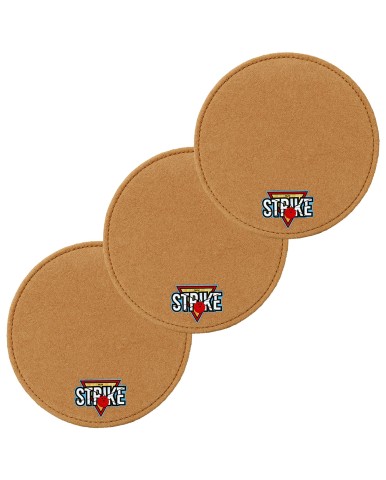 3x M&M Strike 2-lagiges Premium Bowling Shammy Pad. Naturleder! Zum Abwischen von Öl von Bowlingkugeln