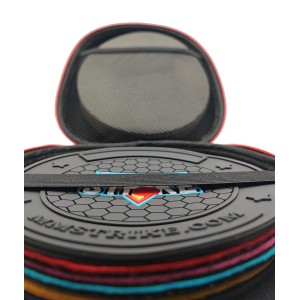 MM STRIKE FlexHook Bowling Disk + 5x pads en cuir de bowling + étui + 5x Abralon pads