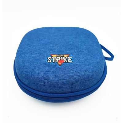 MM STRIKE Blaues Organizer-Etui für Schleifpads und Bowling-Shammies