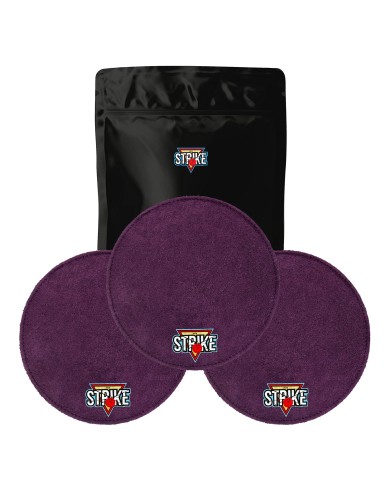 3x M&M Strike 2-lagiges Premium Bowling Shammy Pad. Naturleder! Zum Abwischen von Öl von Bowlingkugeln