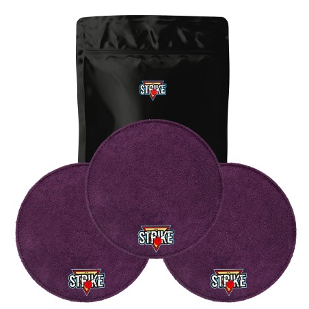 3x M&M Strike 2-lagiges Premium Bowling Shammy Pad. Naturleder! Zum Abwischen von Öl von Bowlingkugeln