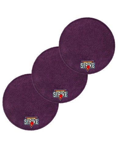 3x M&M Strike 2-lagiges Premium Bowling Shammy Pad. Naturleder! Zum Abwischen von Öl von Bowlingkugeln