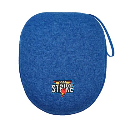 MM STRIKE Blaues Organizer-Etui für Schleifpads und Bowling-Shammies