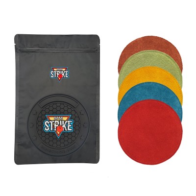 MM STRIKE FlexHook Bowling Disk - do skórzanych ścierek bowlingowych MEDIUM PACK