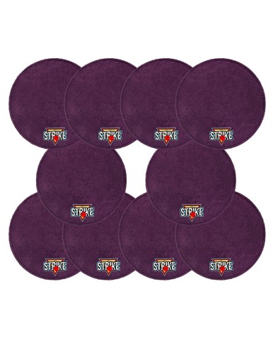 10x M&M Strike 2-lagiges Premium Bowling Shammy Pad. Naturleder! Zum Abwischen von Öl von Bowlingkugeln