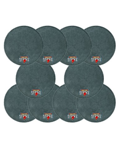 10x M&M Strike 2-lagiges Premium Bowling Shammy Pad. Naturleder! Zum Abwischen von Öl von Bowlingkugeln
