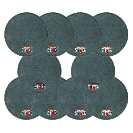 10x M&M Strike 2-lagiges Premium Bowling Shammy Pad. Naturleder! Zum Abwischen von Öl von Bowlingkugeln