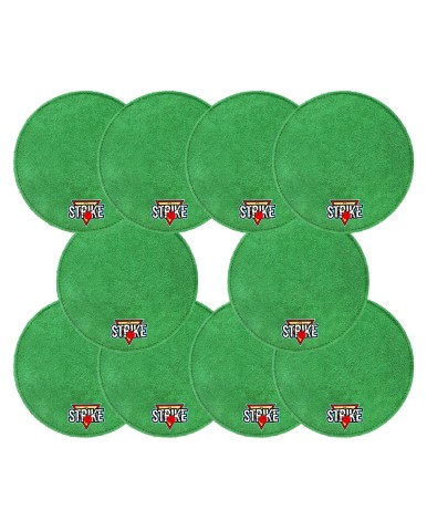 10x M&M Strike 2-lagiges Premium Bowling Shammy Pad. Naturleder! Zum Abwischen von Öl von Bowlingkugeln