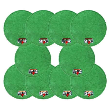 10x M&M Strike 2-lagiges Premium Bowling Shammy Pad. Naturleder! Zum Abwischen von Öl von Bowlingkugeln