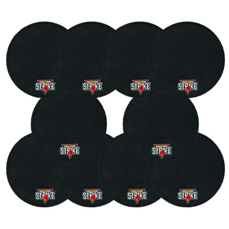 10x M&M Strike 2-lagiges Premium Bowling Shammy Pad. Naturleder! Zum Abwischen von Öl von Bowlingkugeln