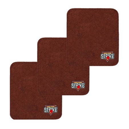 3x M&M Strike 2-lagiges Premium Bowling Shammy Pad. Naturleder! Zum Abwischen von Öl von Bowlingkugeln