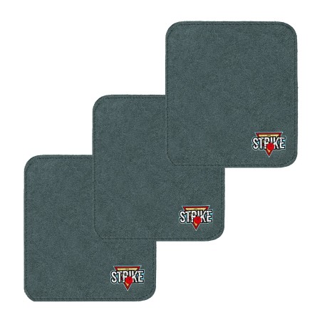 3x M&M Strike 2-lagiges Premium Bowling Shammy Pad. Naturleder! Zum Abwischen von Öl von Bowlingkugeln