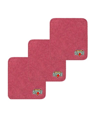 3x M&M Strike 2-lagiges Premium Bowling Shammy Pad. Naturleder! Zum Abwischen von Öl von Bowlingkugeln