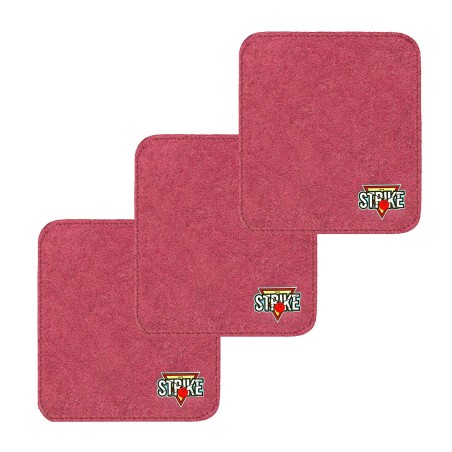 3x M&M Strike 2-lagiges Premium Bowling Shammy Pad. Naturleder! Zum Abwischen von Öl von Bowlingkugeln