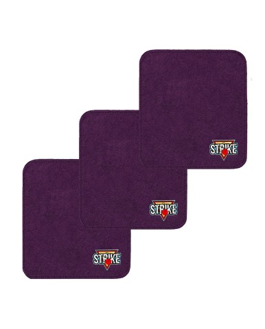 3x M&M Strike 2-lagiges Premium Bowling Shammy Pad. Naturleder! Zum Abwischen von Öl von Bowlingkugeln