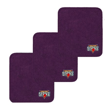 3x M&M Strike 2-lagiges Premium Bowling Shammy Pad. Naturleder! Zum Abwischen von Öl von Bowlingkugeln