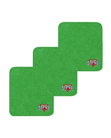 3x M&M Strike 2-lagiges Premium Bowling Shammy Pad. Naturleder! Zum Abwischen von Öl von Bowlingkugeln