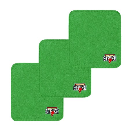 3x M&M Strike 2-lagiges Premium Bowling Shammy Pad. Naturleder! Zum Abwischen von Öl von Bowlingkugeln