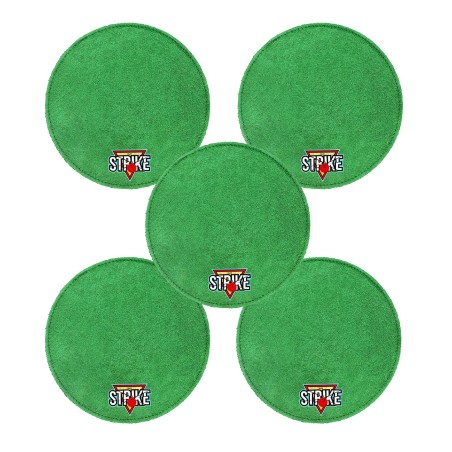 5x M&M Strike 2-lagiges Premium Bowling Shammy Pad. Naturleder! Zum Abwischen von Öl von Bowlingkugeln
