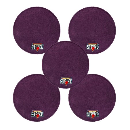 5x M&M Strike 2-lagiges Premium Bowling Shammy Pad. Naturleder! Zum Abwischen von Öl von Bowlingkugeln