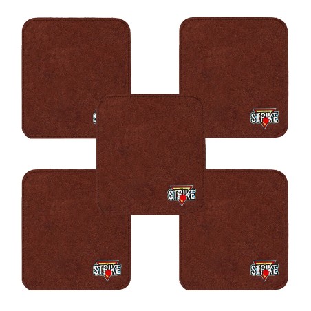 5x M&M Strike 2-lagiges Premium Bowling Shammy Pad. Naturleder! Zum Abwischen von Öl von Bowlingkugeln