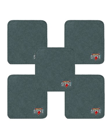 5x M&M Strike 2-lagiges Premium Bowling Shammy Pad. Naturleder! Zum Abwischen von Öl von Bowlingkugeln