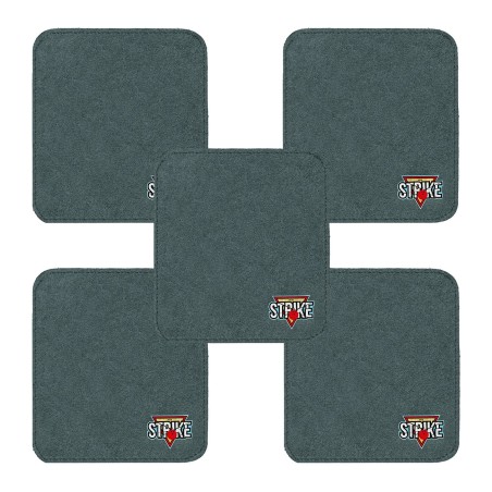 5x M&M Strike 2-lagiges Premium Bowling Shammy Pad. Naturleder! Zum Abwischen von Öl von Bowlingkugeln