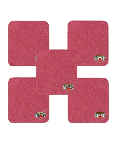 5x M&M Strike 2-lagiges Premium Bowling Shammy Pad. Naturleder! Zum Abwischen von Öl von Bowlingkugeln
