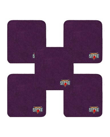 5x M&M Strike 2-lagiges Premium Bowling Shammy Pad. Naturleder! Zum Abwischen von Öl von Bowlingkugeln