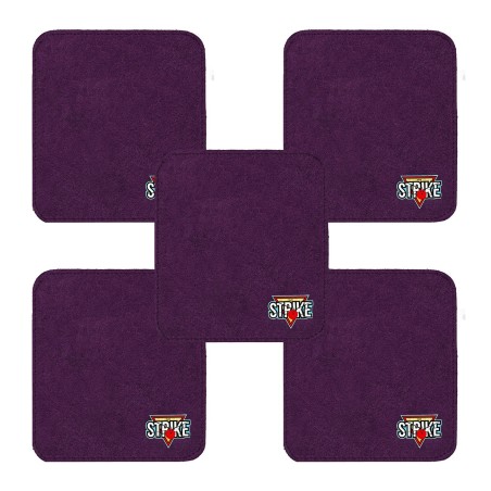 5x M&M Strike 2-lagiges Premium Bowling Shammy Pad. Naturleder! Zum Abwischen von Öl von Bowlingkugeln
