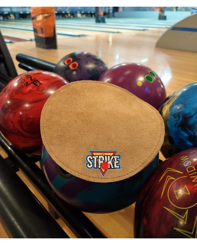 M&M Strike 2-lagiges Premium Bowling Shammy Pad. Naturleder! Zum Abwischen von Öl von Bowlingkugeln