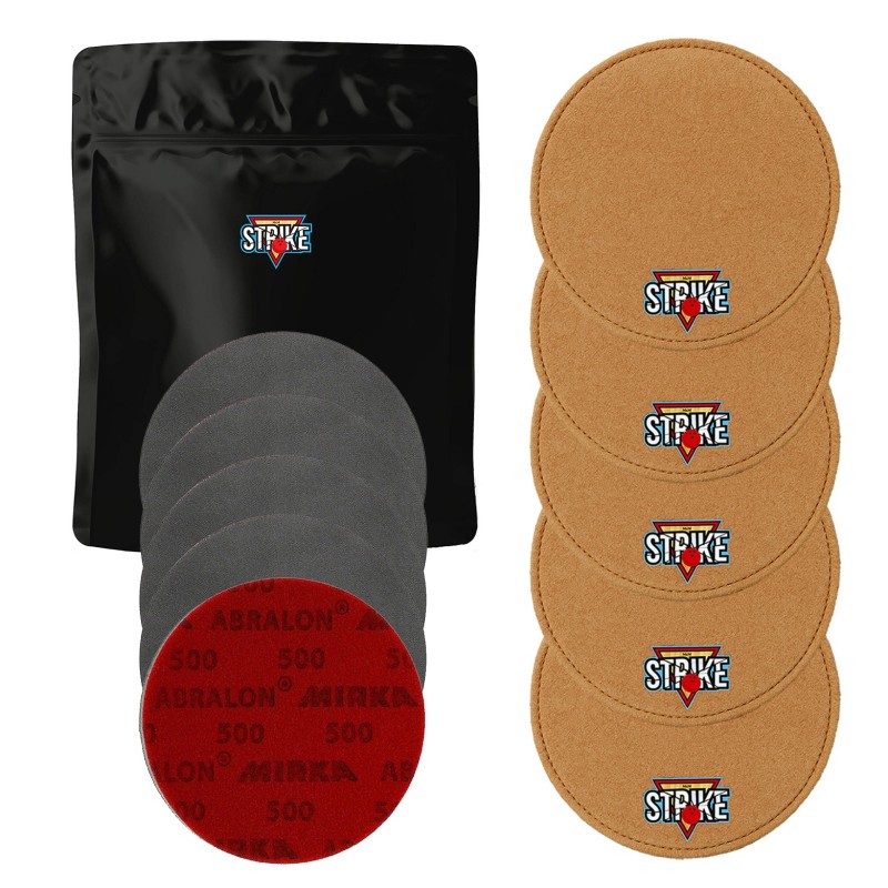 5x M&M Strike Premium Bowling Shammy + 5x MIRKA Abralon Schleifpads (Körnung 180–4000) 5x M&M Strike Premium Bowling Shammy + 5x MIRKA Abralon Schleifpads (Körnung 180–4000)