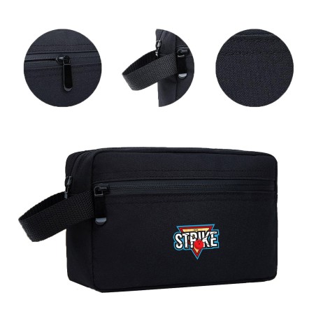 M&M Strike – Schwarze Tasche/Organizer für Bowlingzubehör (22 x 14 x 7 cm)