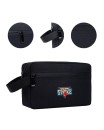 M&M Strike – Schwarze Tasche/Organizer für Bowlingzubehör (22 x 14 x 7 cm)