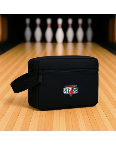M&M Strike – Schwarze Tasche/Organizer für Bowlingzubehör (22 x 14 x 7 cm)