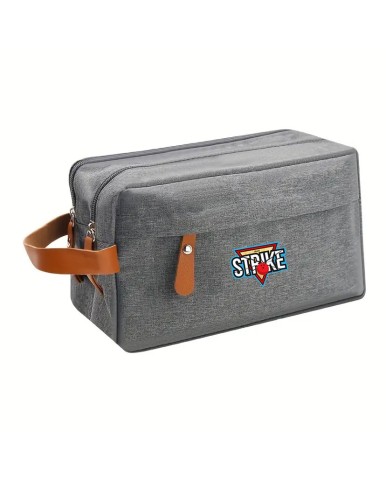 M&M Strike – Graue Tasche/Organizer für Bowlingzubehör (10 x 15 x 25 cm)