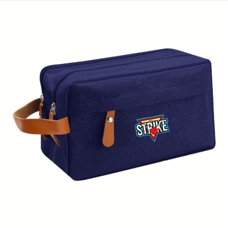 M&M Strike - Sacchetto/organizer blu navy per accessori da bowling (10 x 15 x 25 cm)
