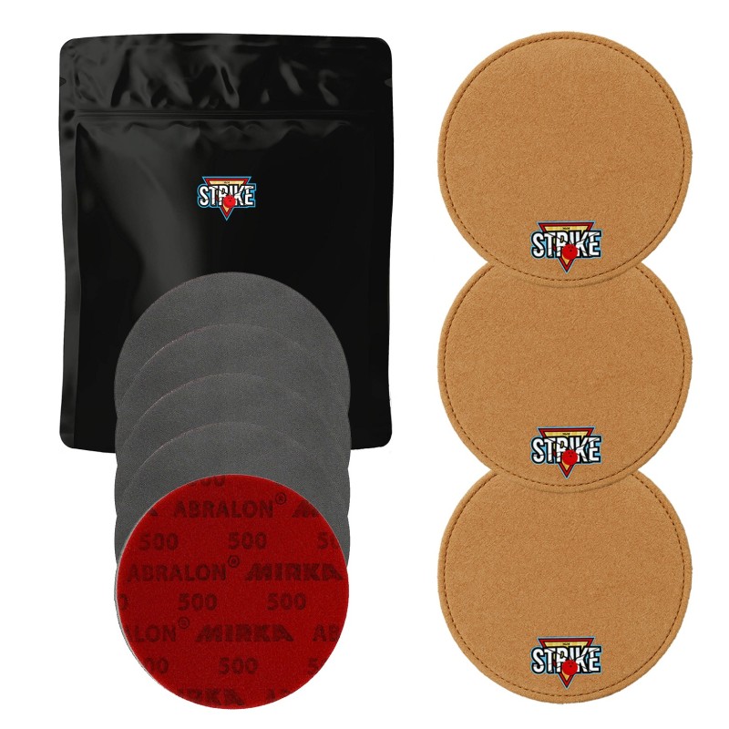 3x M&M Strike Premium Bowling Shammy Pad + 5x MIRKA Abralon Sanding Discs (Grits 180-4000) 3x M&M Strike Premium Bowling Shammy Pad + 5x MIRKA Abralon Sanding Discs (Grits 180-4000)